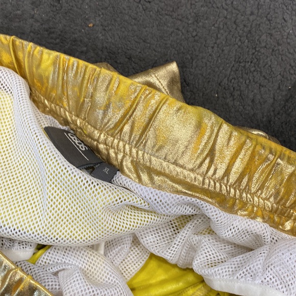 ASOS Gold Swim Shorts Size XL - Picture 8 of 8